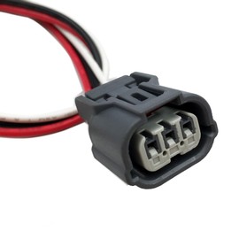LIZAPUS Daytime Running Light DRL Connector Pigtail Harness Compatible with Honda Acura Repair Gray