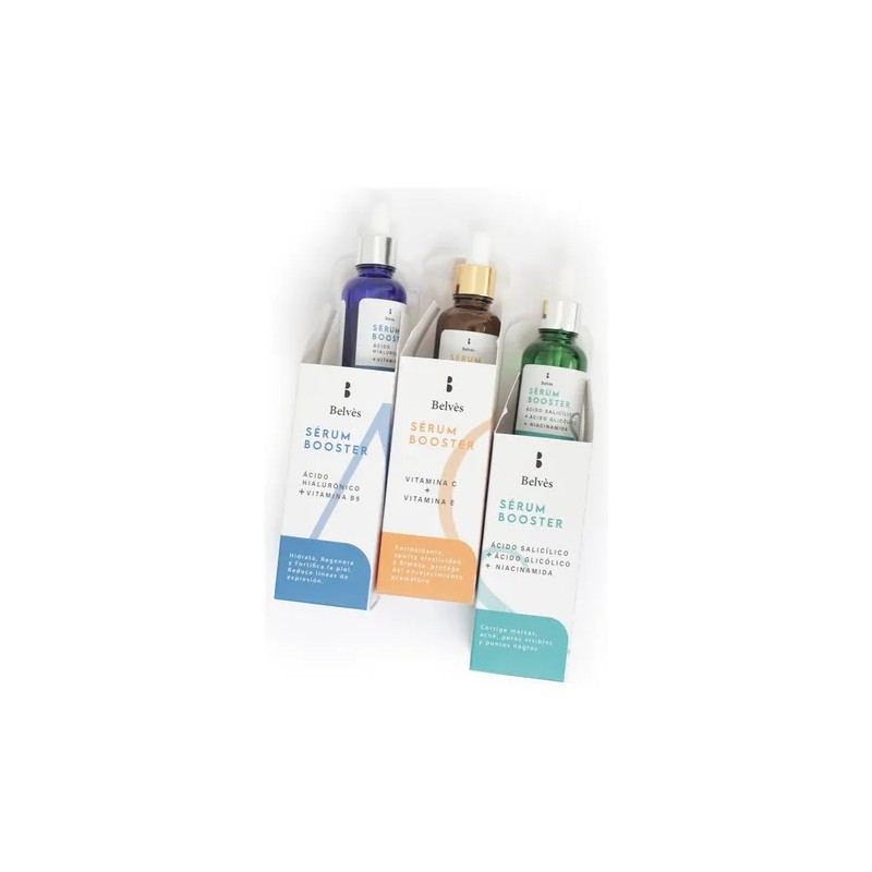 3 Pack Belves Serum Faciales Acido Hialuronico Gilcolico Tipo De