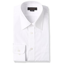 Stingroad White Dress Shirt, Wrinkle Resistant, Non Iron, High Cotton Content, Long Sleeves, Regular Collar - whites
