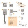 Natsukage Front Door Handle Set Heavy Duty Entry Door Lock