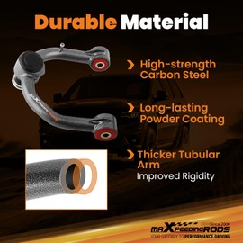 maXpeedingrods 2-4” Lifted Upper Control Arm for Toyota Tacoma 1996-2004, 4Runner 1995-2002