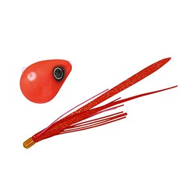 JACKALL F200 Explosive Lead Bing Ball Slide, 8.8 oz (250 g), Spark Red/Red Gold T+