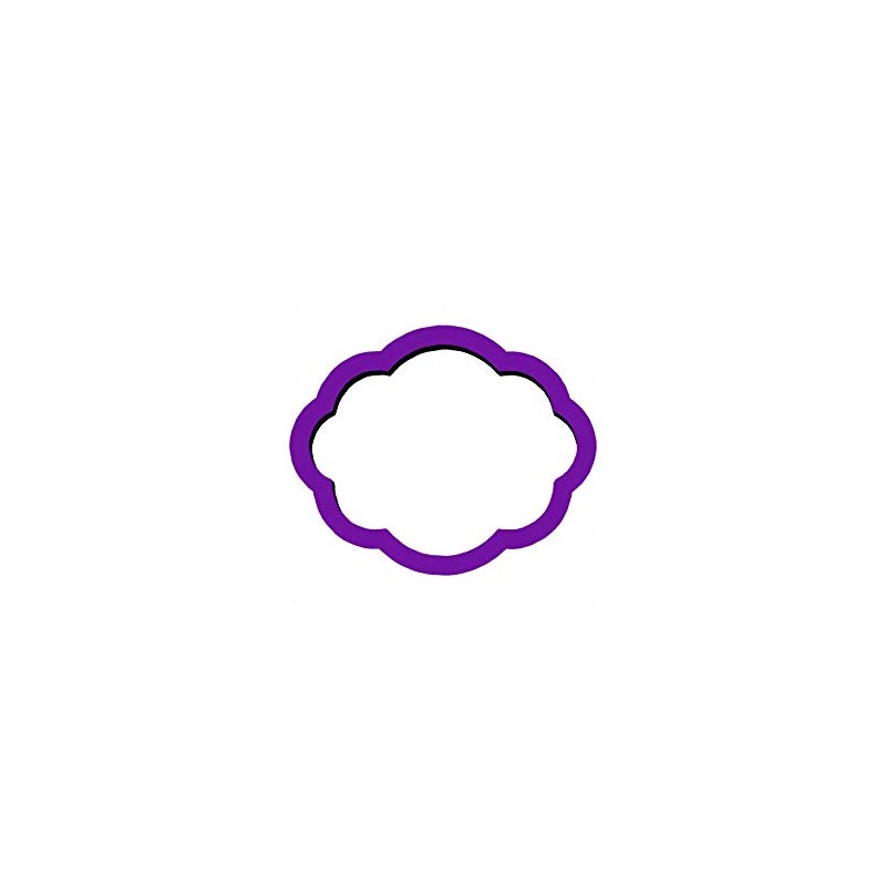 Oval Plaque #2 Cookie cutter
