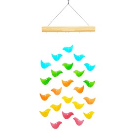 Wind Chimes for Outside Windchimes Unique Solar Light Wind Chime,Glass Hanging Wind Chime with Solar Light for Home,Garden,Patio and Yard Decor,Multicolor. Copyright Certificated