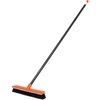 16 Inch Push Broom Heavy-Duty Outdoor Commercial Broom Brush