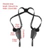 DONGKER Dual Gun Shoulder Holster,Leather Concealed Gun Holster with Adjustable