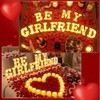 Grinsvalley Be My Girlfriend Light up Letters Proposing Decorations Set
