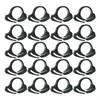40 Pcs Double Grip Plastic Hose Clamp Setφ16mm Adjustable Snap