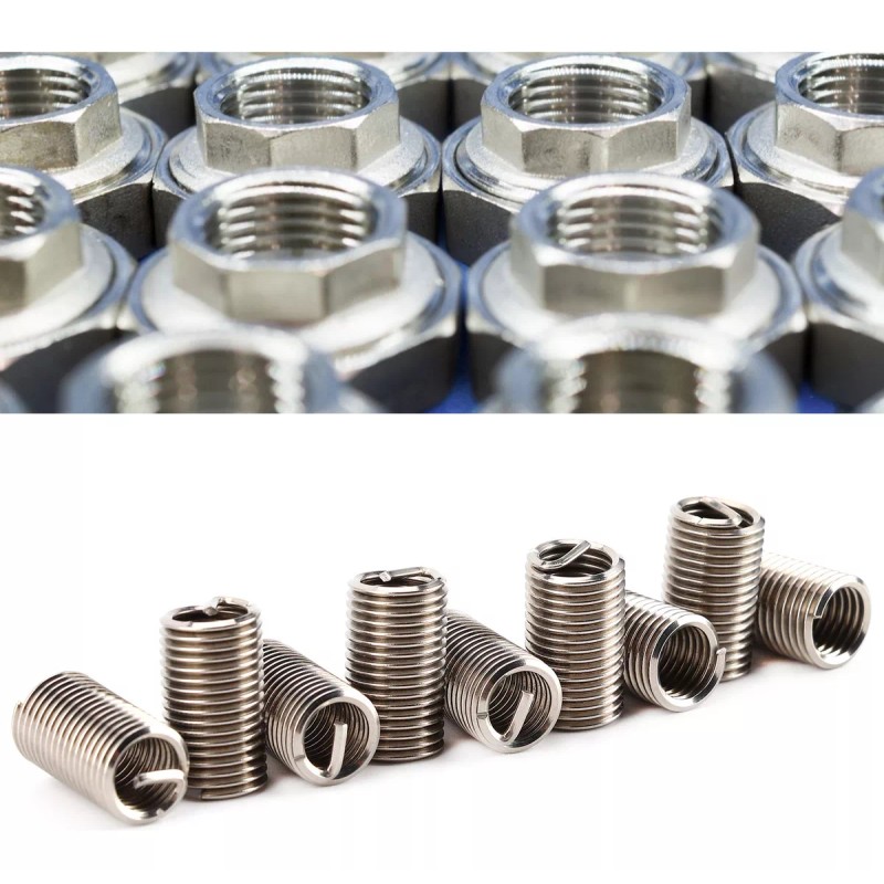 Generic Juego De 50 Insertos Para Reparación De Roscas De