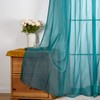 SIMPVALE Curtain Curtains with Eyelets, Polyester Voile Tab-Top Curtain Transparent