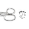 Barrilito 8341-7CN Tijera forjada en acero inoxidable ojo grande en