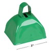 Green Metal Cowbell - 12 Pack