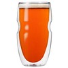Ozeri Serafino Double Wall Insulated Beverage and Coffee Glasses, 12-Ounce,