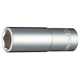 Tone HP3S-12L Deep Socket (6 Angle) 0.3 inch (9.5 mm) Drive Angle (3/8 mm), Double Side Width 0.5 inches (12 mm)