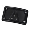 HDBUBALUS Motorcycle Curved Laydown License Plate Mount with Frame Fit