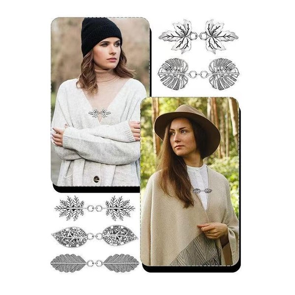 5 Pcs Sweater Clips to Hold Sweater Together, Multi -