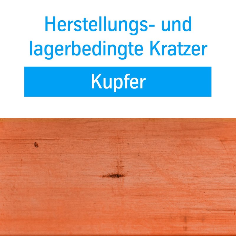 thyssenkrupp Copper Rod 12 x 3 mm in 2000 mm