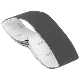 Kozelo 6 Pack Sanding Belts 4 x 36 Inch 600 Grit Silicon Carbide Abrasive Belt Sander Paper for Belt Sander Metal Grinding Wood Working Weld Rust Removal