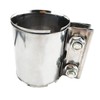MOCNT Exhaust Clamp Pipe Connector 2.75 Inch Butt Joint Exhaust