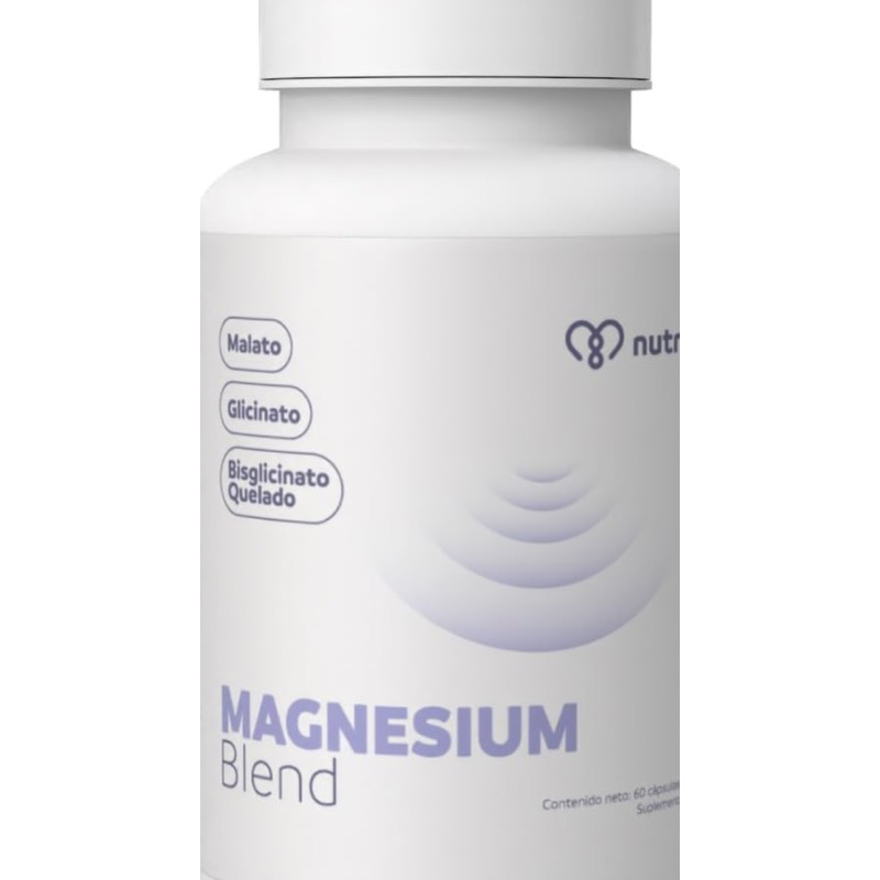 NutriADN Magnesium Blend Magnesio Complex Magnesio Quelado (Bisglicinato 100 MG,