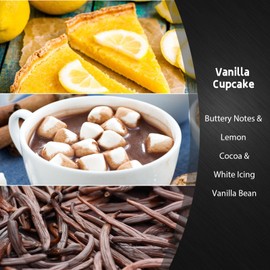 UCC Scented Candle, Candle for Home Scented, Luxury Aromatherapy Candle, Natural Planted Wax Candle, Gift for Women Men Christmas Mother's Day Birthday-Vanilla Cupcake, 10oz