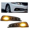 Kojem Pair Fog Lights Compatible with 2013-2015 Honda Civic 4-Door