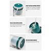 300ml USB Charging Electric Juicer Cup Security Lock Blender with