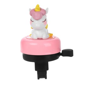WOONEKY Unicorn Bike Bell for Loud Sound Bicycle Horn for Compatible with Bikes Scooters Electric Scooters Pink Cartoon Design for Boys Safety