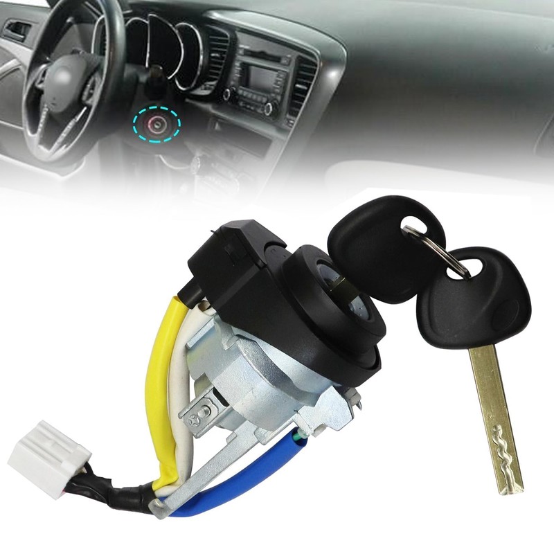 Priprilod Ignition Switch Door Lock Cylinder with Keys Compatible with