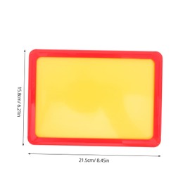 Operitacx 2pcs Tag Labels Goods Tag Mini Signs for Food Display Shelf Label Holder Sign Clips for Retail Display Supermarket Supplies Clothing Brand Supplies Red Plastic