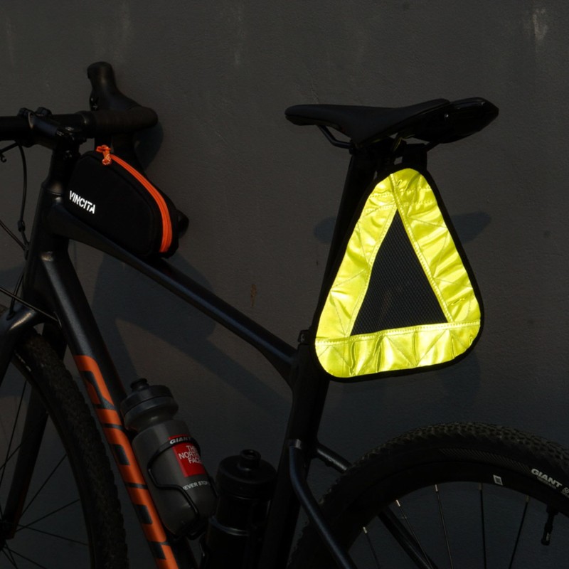 Vincita Reflective Yield Symbol with Velcro Strap - High Visibility