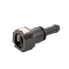 LST Quick coupling with counterpart set, fuel line, straight, smooth,