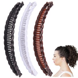 Banana Clip Clincher Combs Banana Clips Hair for Thick Long Hair Ponytail Hair Holder for Women Girls Hair Accessories