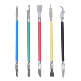 5 Pcs IC Chip Repair Thin Blade Kit, Opening Pry Bar Crowbars Prying Opening Repair Tool Set for Cell Phone LCD Tablet