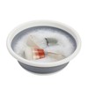 Lakeland 8L Collapsible Washing Up Bowl Grey and White
