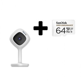 GlobalInet RoboView A2+ 64GB Mini Home CCTV Camera with Sound Detection for Baby Monitoring/Sleep Separation IP Camera