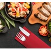 VelaHub Airlaid 50 Cutlery Napkins, High-Quality Disposable Napkins, 39 x