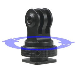 YAAAM Cold Shoe Conversion Adapter, Various (Conversion for GoPro (Rotating Type))