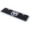 Dodge Ram Black and Chrome Plastic License Plate Frame -