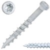 #8 x 1-1/4" Saberdrive White Trim Screws 1 LB, Approx.