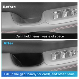 CDEFG for 2023 HRV Door Side Storage Box Handle Pocket Trash Container 2023 HRV Console Driver Passenger Doors Storage Case for 2023 HRV Accessories (2PCS)