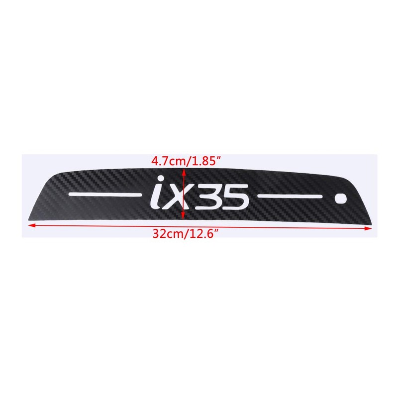 Xuniu Car Sticker, Rear Spoiler Boot Bumper Brake Light Sticker