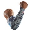 McDavid HEX Shooter Arm Sleeve Reversible Print - Negro/Ladrillo GRAF