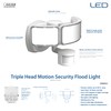 Feit Electric LED Security Light with Motion Sensor, Outdoor 46W
