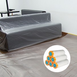 Vinyl cover protective vinyl waterproofing for interior construction dust cover small 3ea