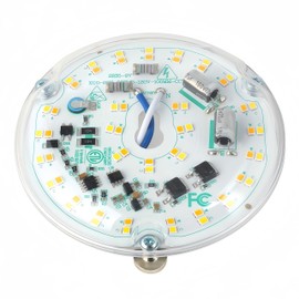 HAOLEDI 2 Pack 4'' 20W LED Ceiling Fan Light Retrofit Kit, Ceiling Light Replacement, LED Flush Mount Ceiling Light, Warm White 3000K 2400LM, 120V, ETL Listed CRI90 (2-Pack Warm White 3000K)