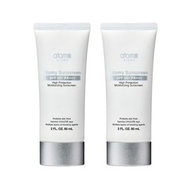 Atomy Sun Cream White 60ml x 2 SPF 50+ / PA+++ mixed tea / 애터미 선크림 화이트 60ml x 2개 SPF 50+ / PA+++ 혼합자차