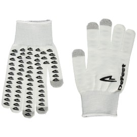 DeFeet ET Touch D-Logo White Touchscreen Gloves, Medium