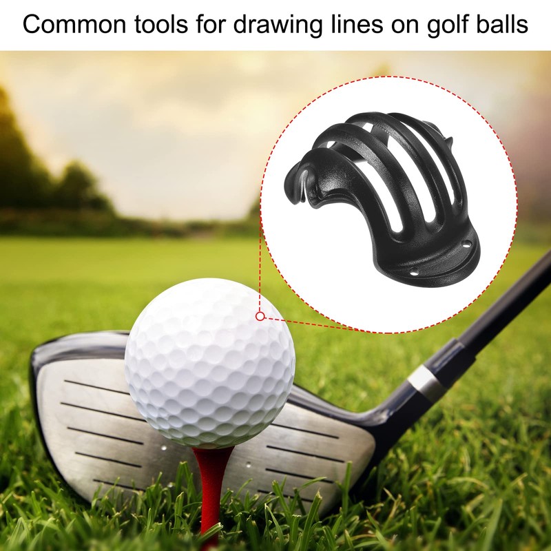 PATIKIL Pack of 2 Golf Ball Line Ship Marking Drawing