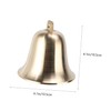 Sosoport Brass Ring Chime Classic School Bell Design Call Service